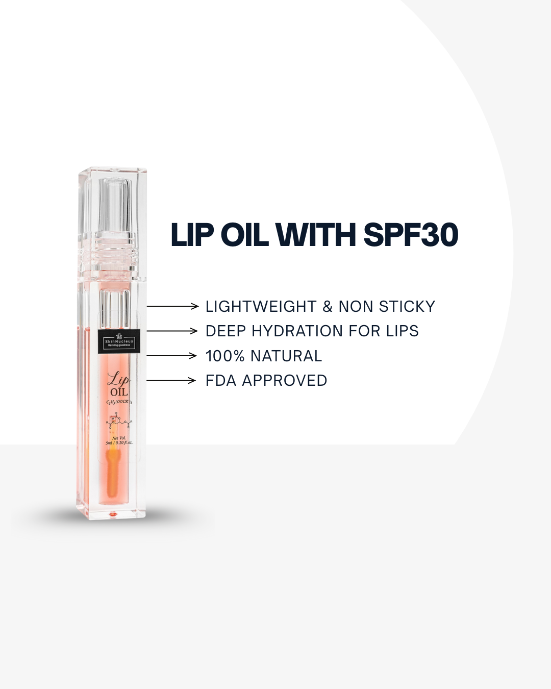 Skin Nucleus Lip Oil with SPF30